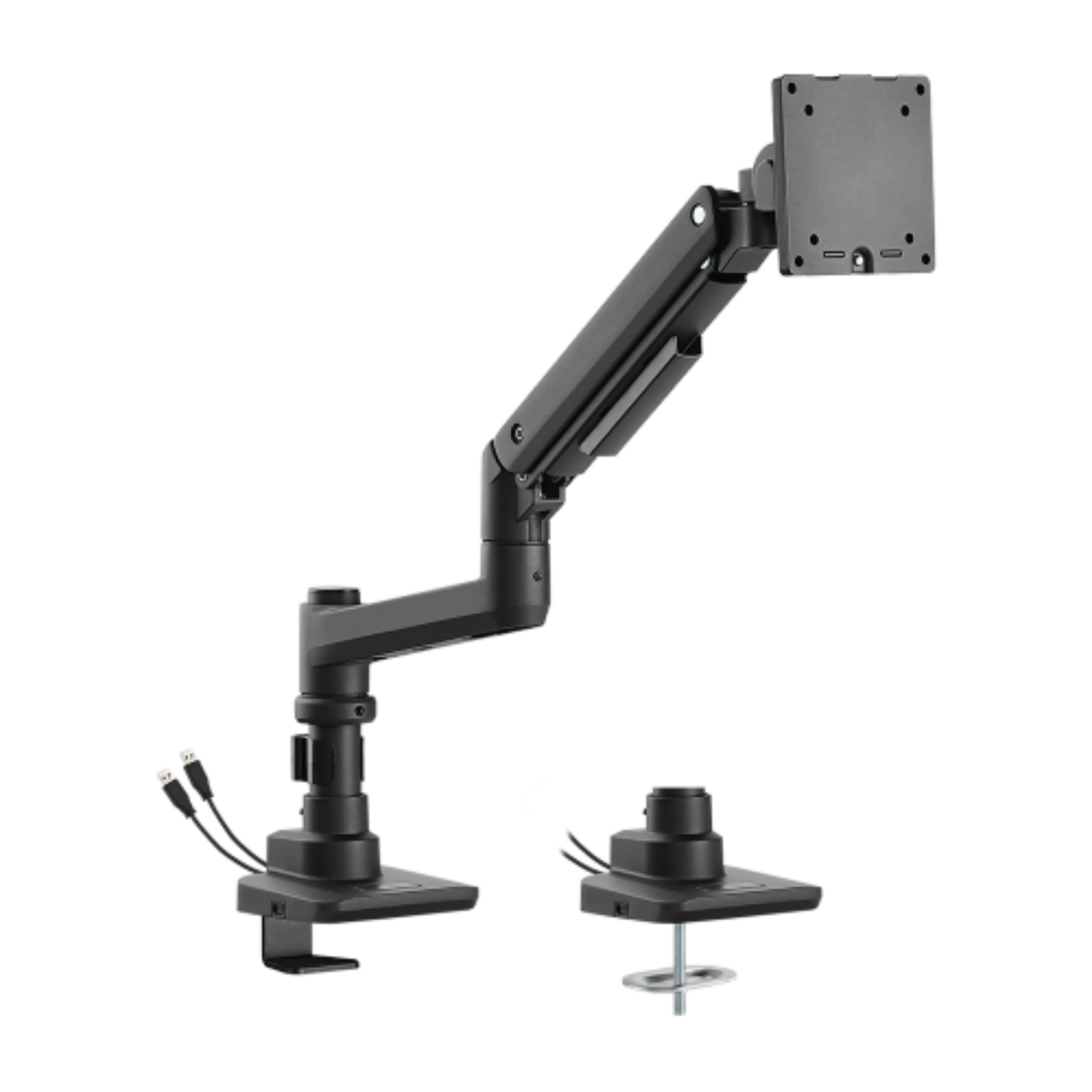 the Aryl™ Fabulous Pole-Mounted Heavy-Duty Gas Spring Monitor Arm