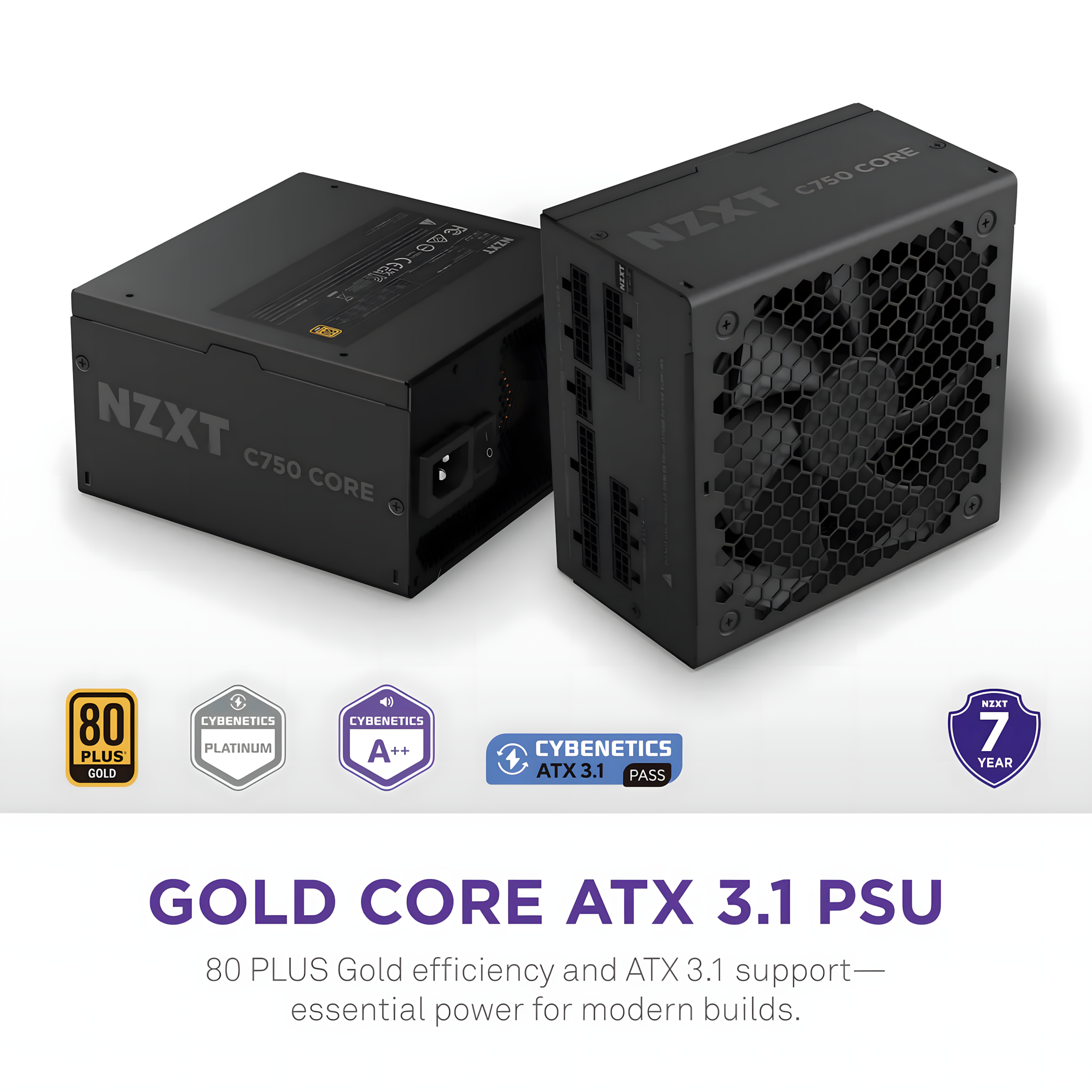 NZXT C-Core series Fully Modular 80+ Gold