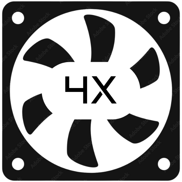 4x Fans