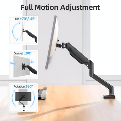 the Aryl™ Gas Spring Monitor Arm Pro