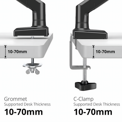 the Aryl™ Gas Spring Monitor Arm Pro