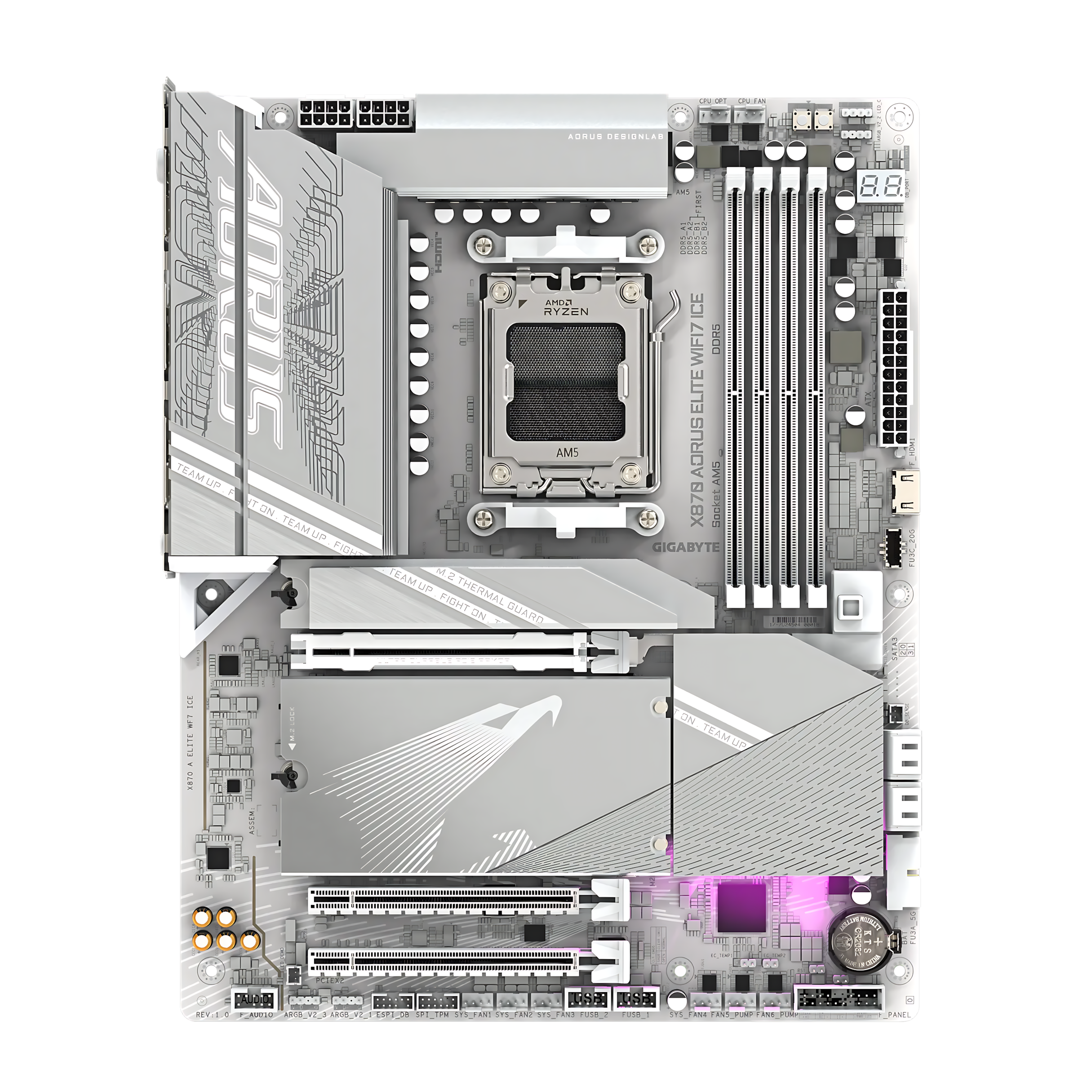 Gigabyte X870 Aorus Elite Wifi 7 Ice