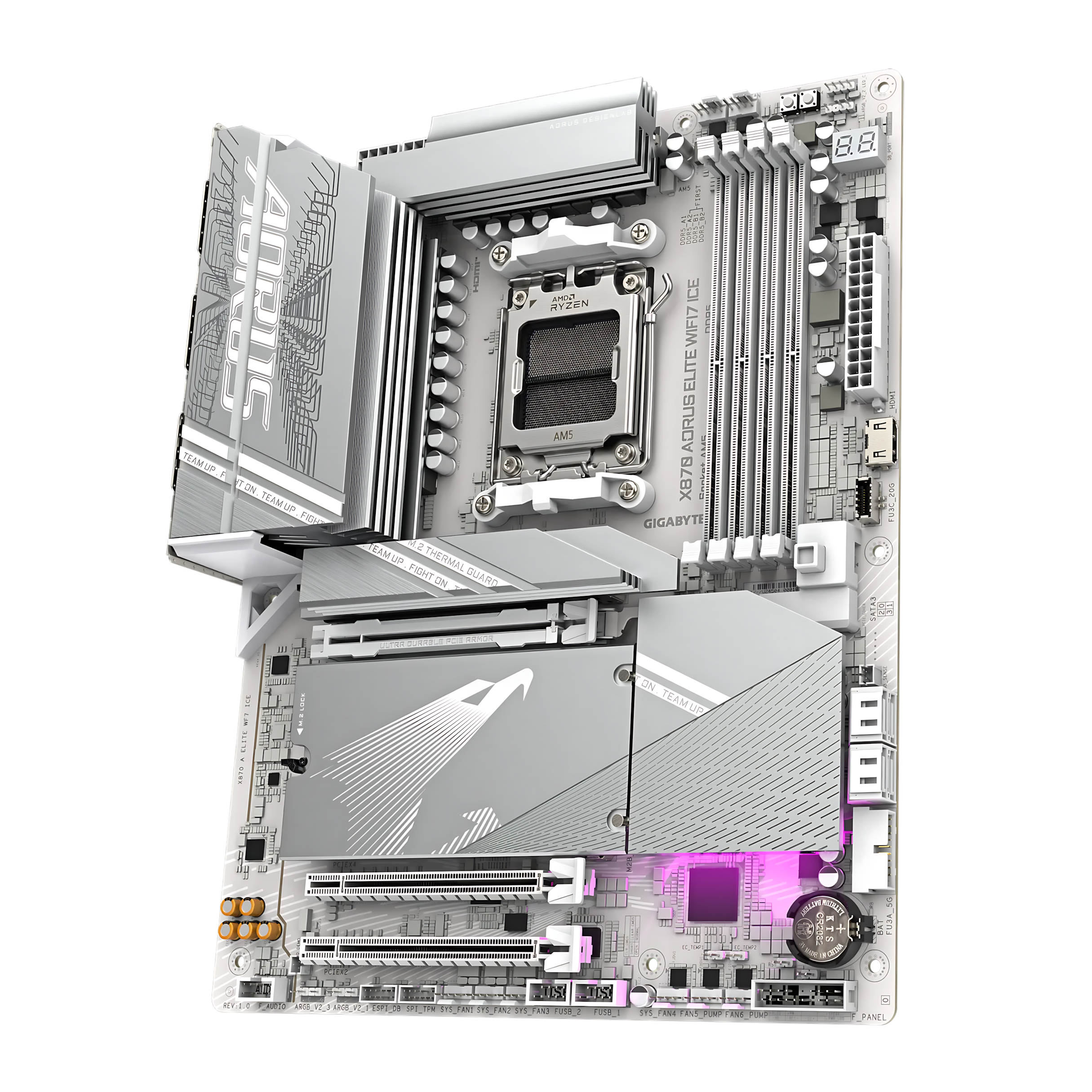 Gigabyte X870 Aorus Elite Wifi 7 Ice