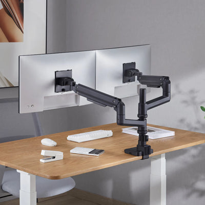 the Aryl™ Fabulous Pole-Mounted Heavy-Duty Gas Spring Monitor Arm