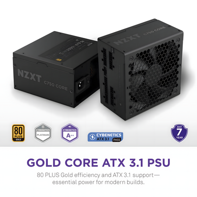 NZXT C-Core series Fully Modular 80+ Gold