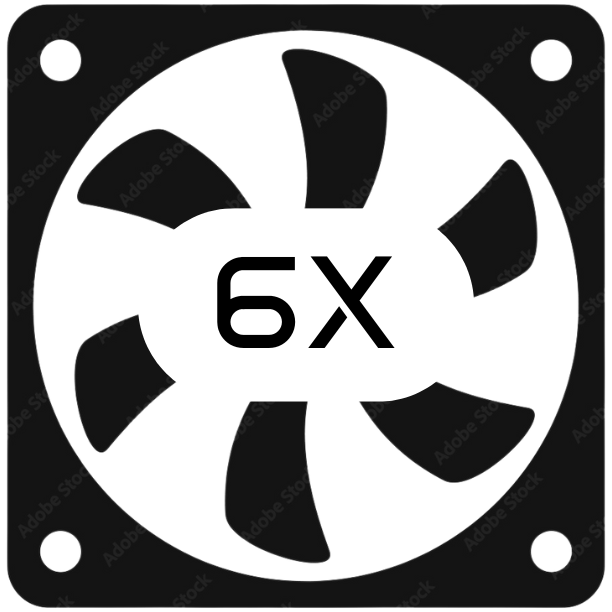 6x Fans